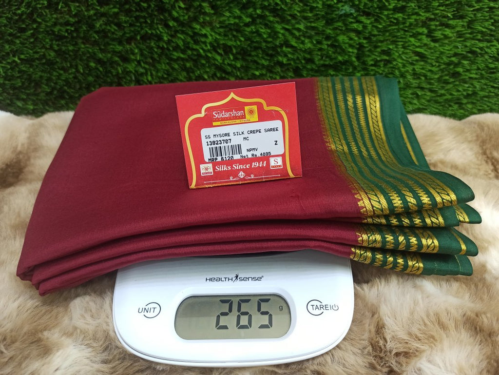 Pure Mysore Silk Saree