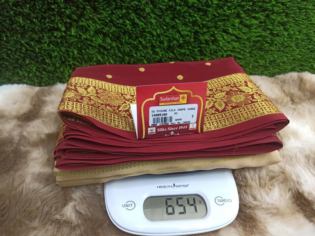 Pure Mysore Silk Saree