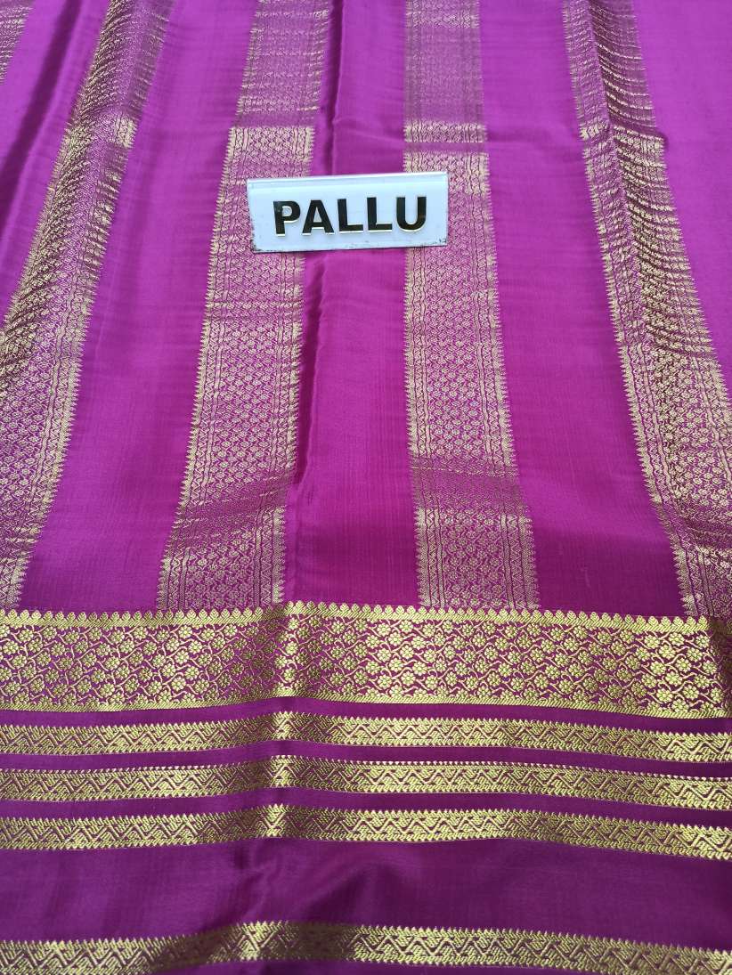 Pure Mysore Silk Saree