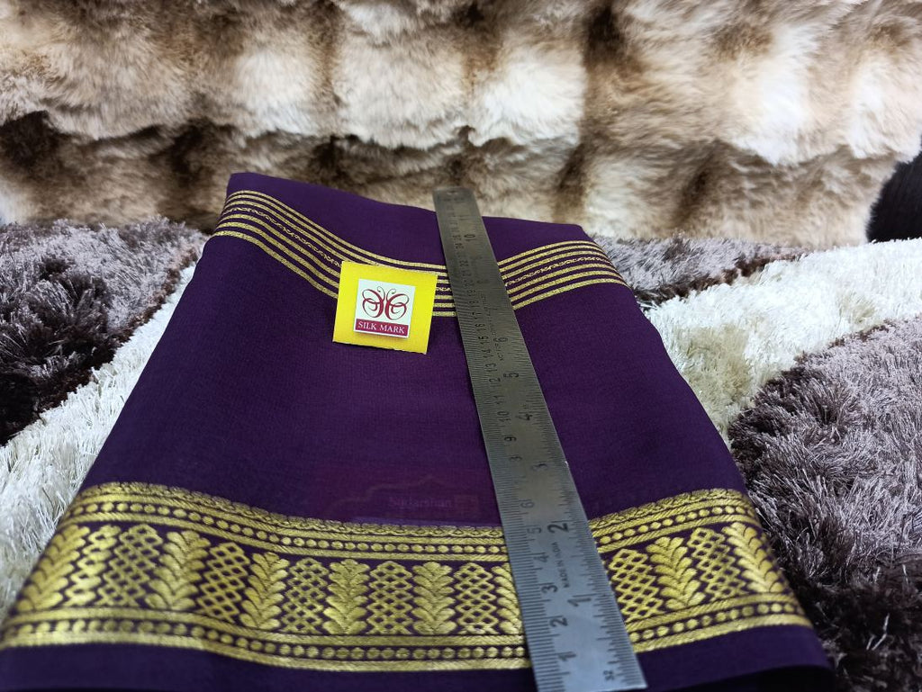 Pure Mysore Silk Saree