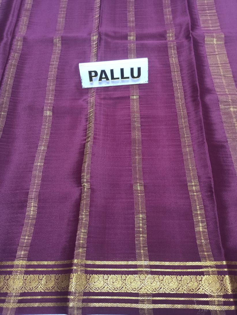 Pure Mysore Silk Saree