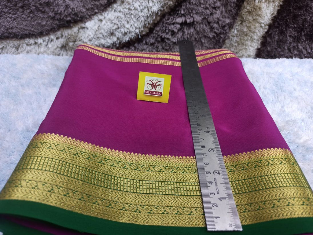 Pure Mysore Silk Saree