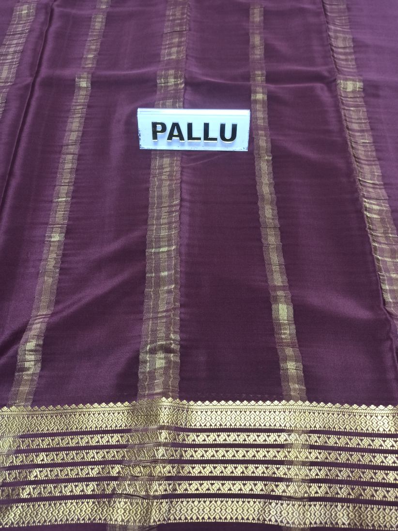 Pure Mysore Silk Saree