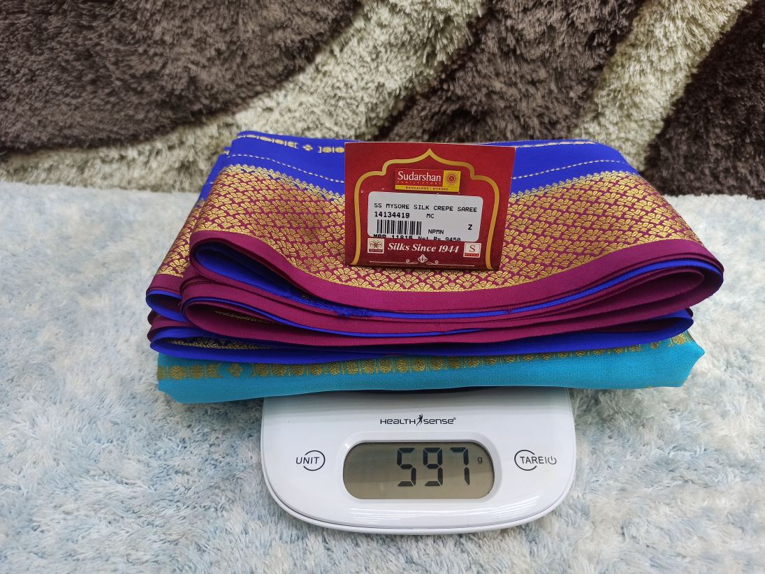 Pure Mysore Silk Saree