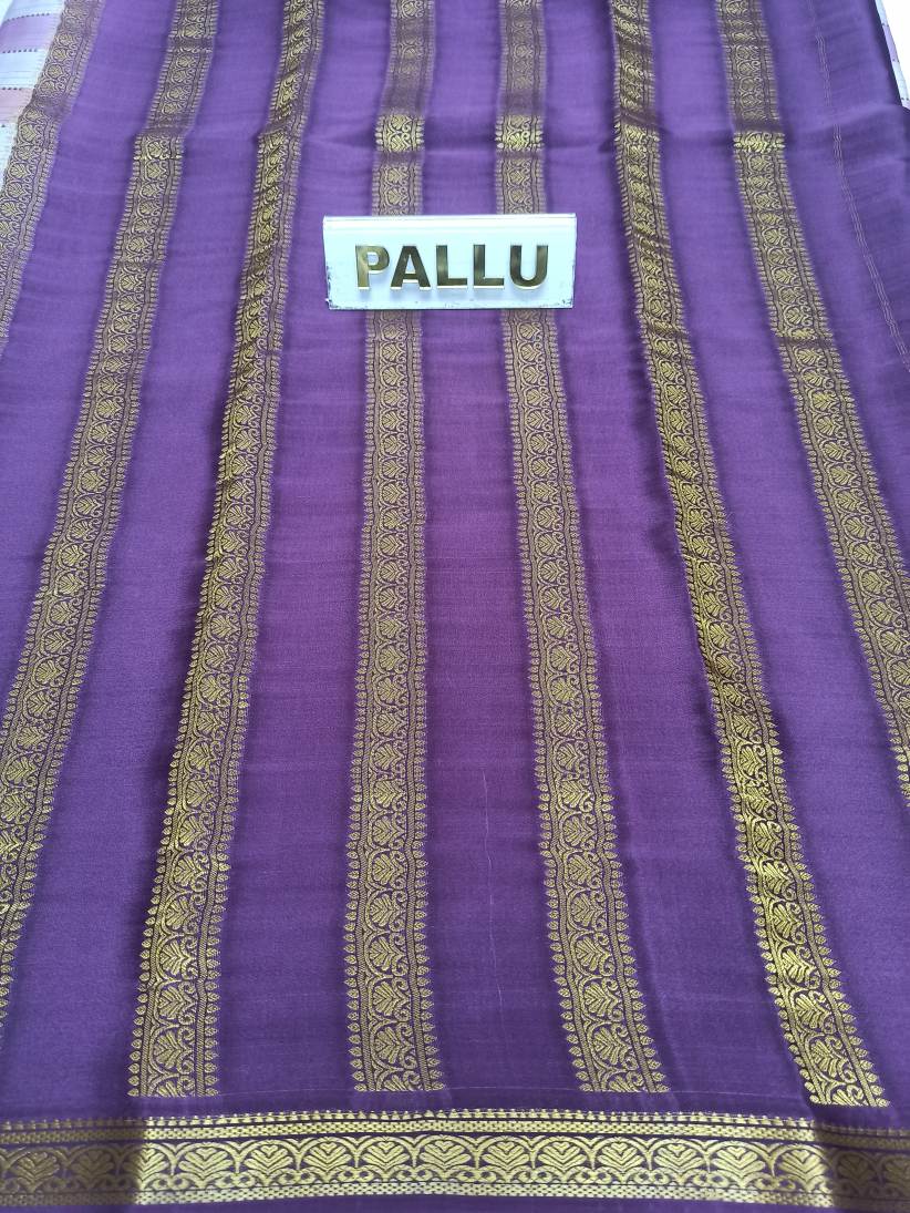 Pure Mysore Silk Saree.