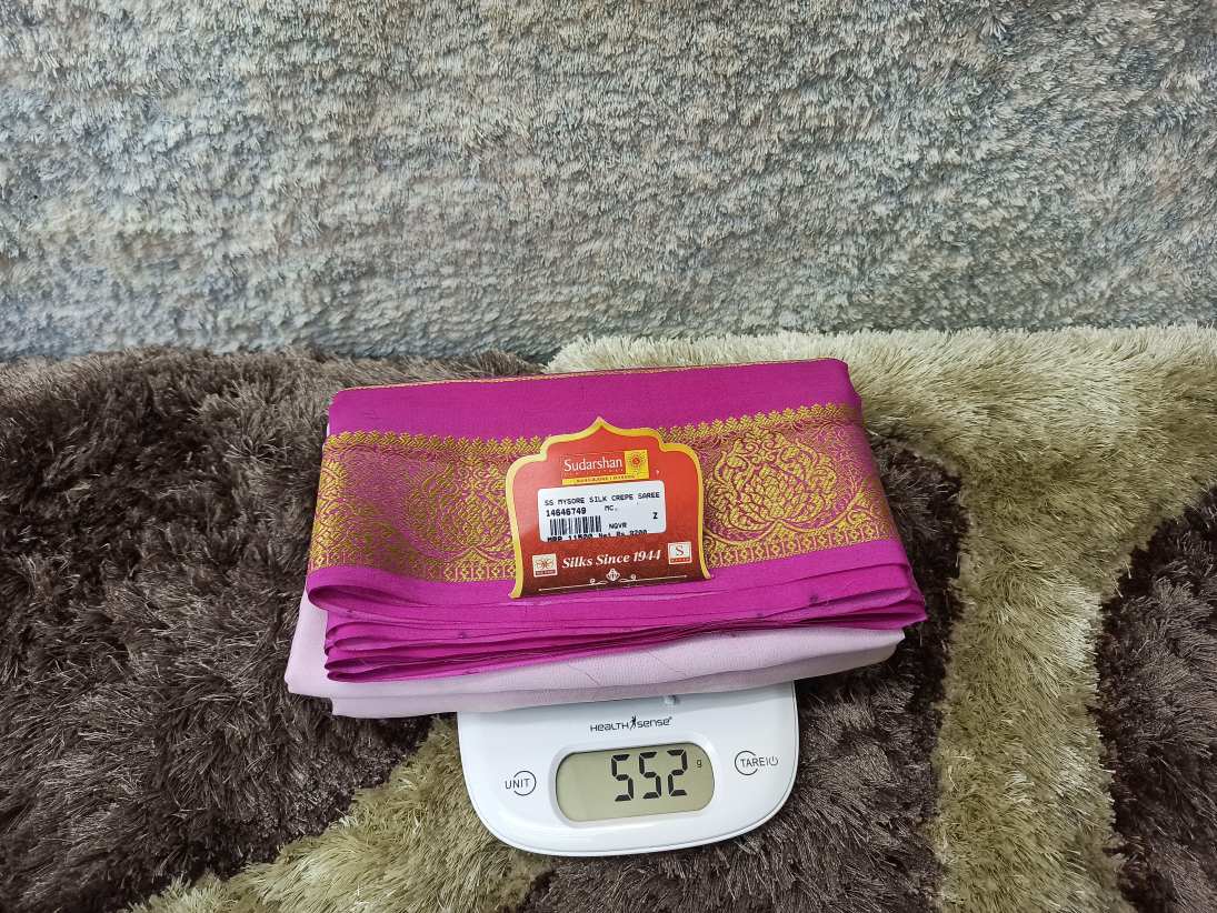 Pure Mysore Silk Saree.