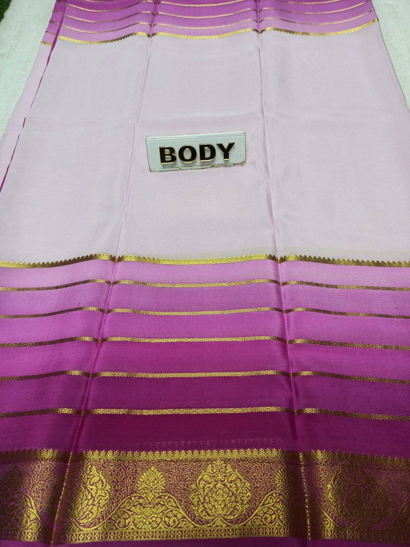 Pure Mysore Silk Saree.