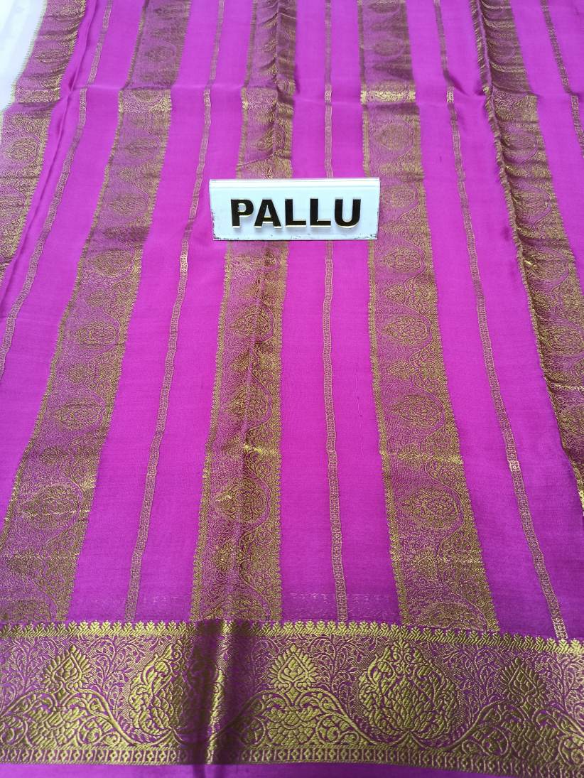 Pure Mysore Silk Saree.