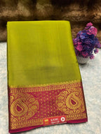 Pure Mysore Silk Saree.
