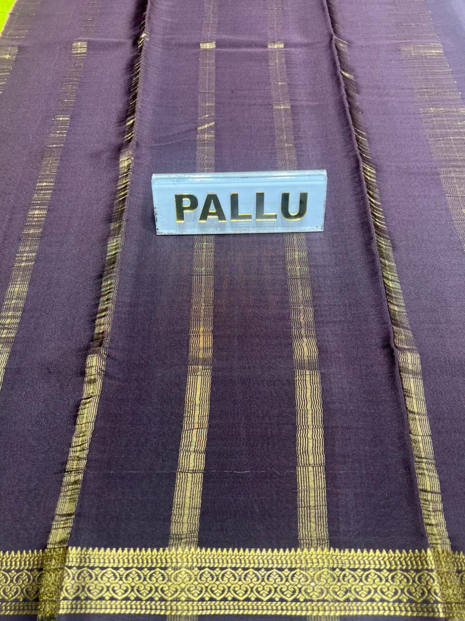 Pure Mysore Silk Saree.