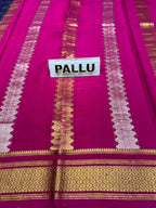 Pure Mysore Silk Saree.