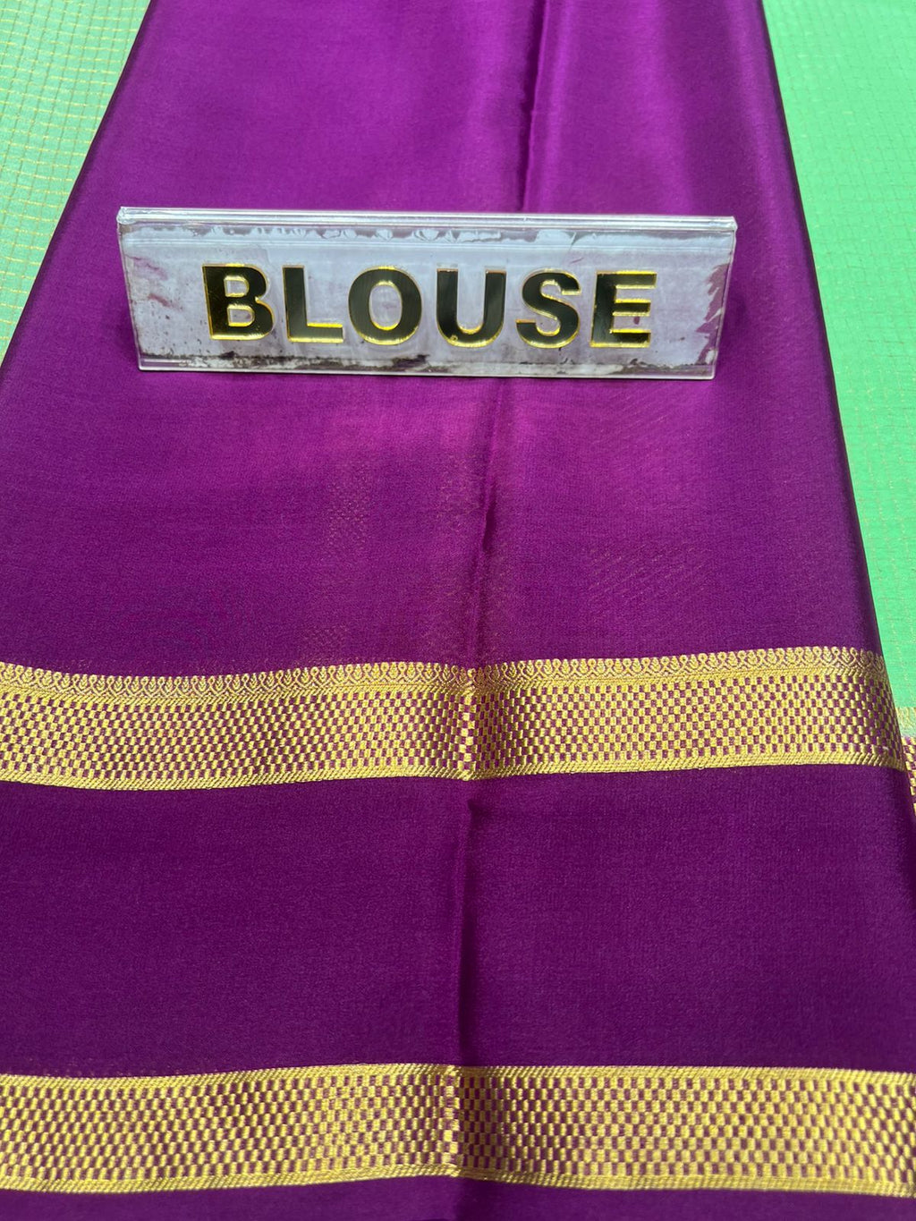 Pure Mysore Silk Saree.