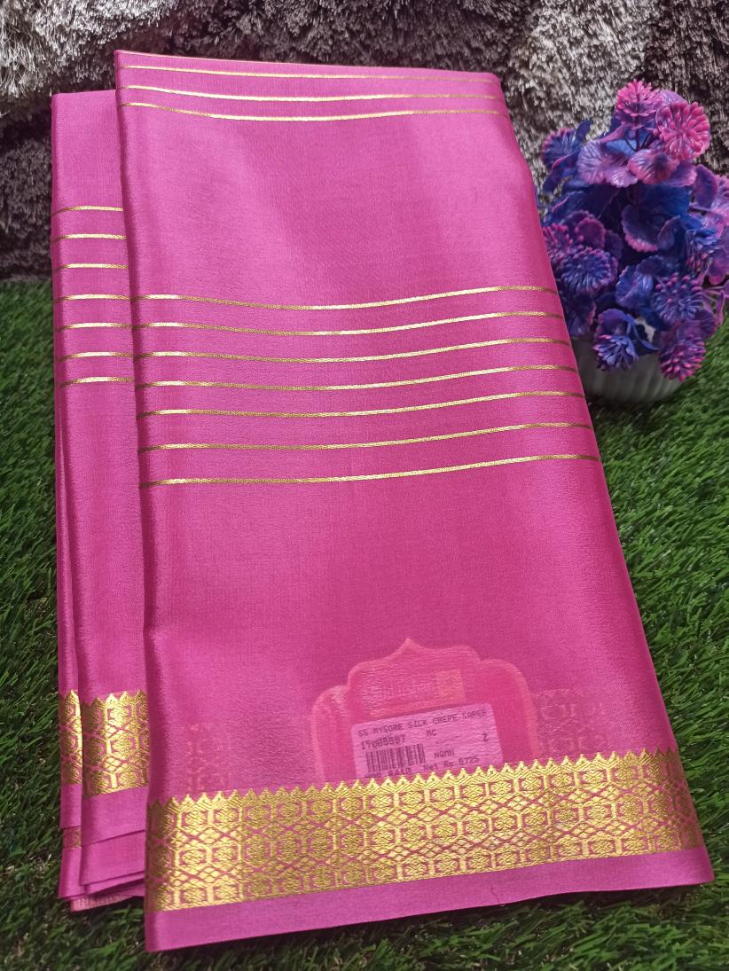 Pure Mysore Silk Saree (60 Grams )