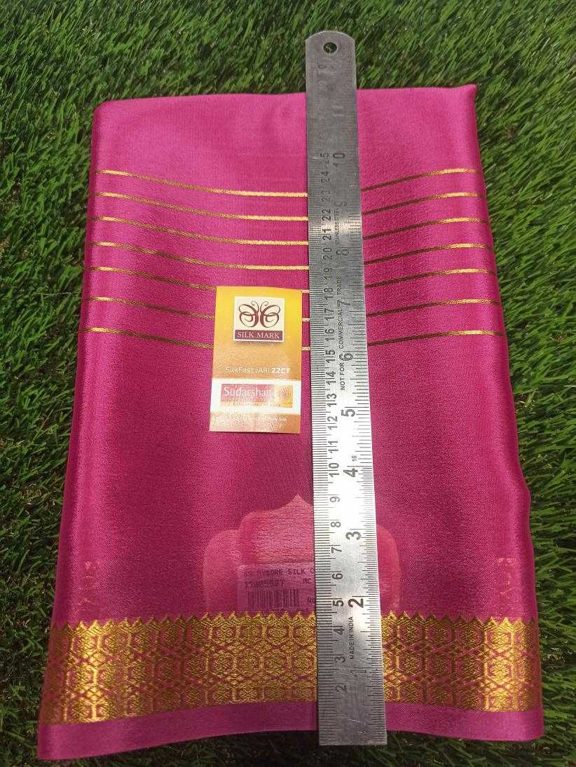 Pure Mysore Silk Saree (60 Grams )