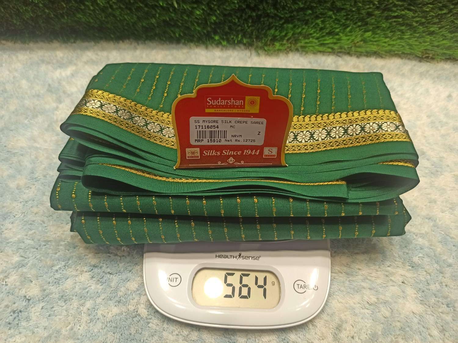 Pure Mysore Silk Saree.