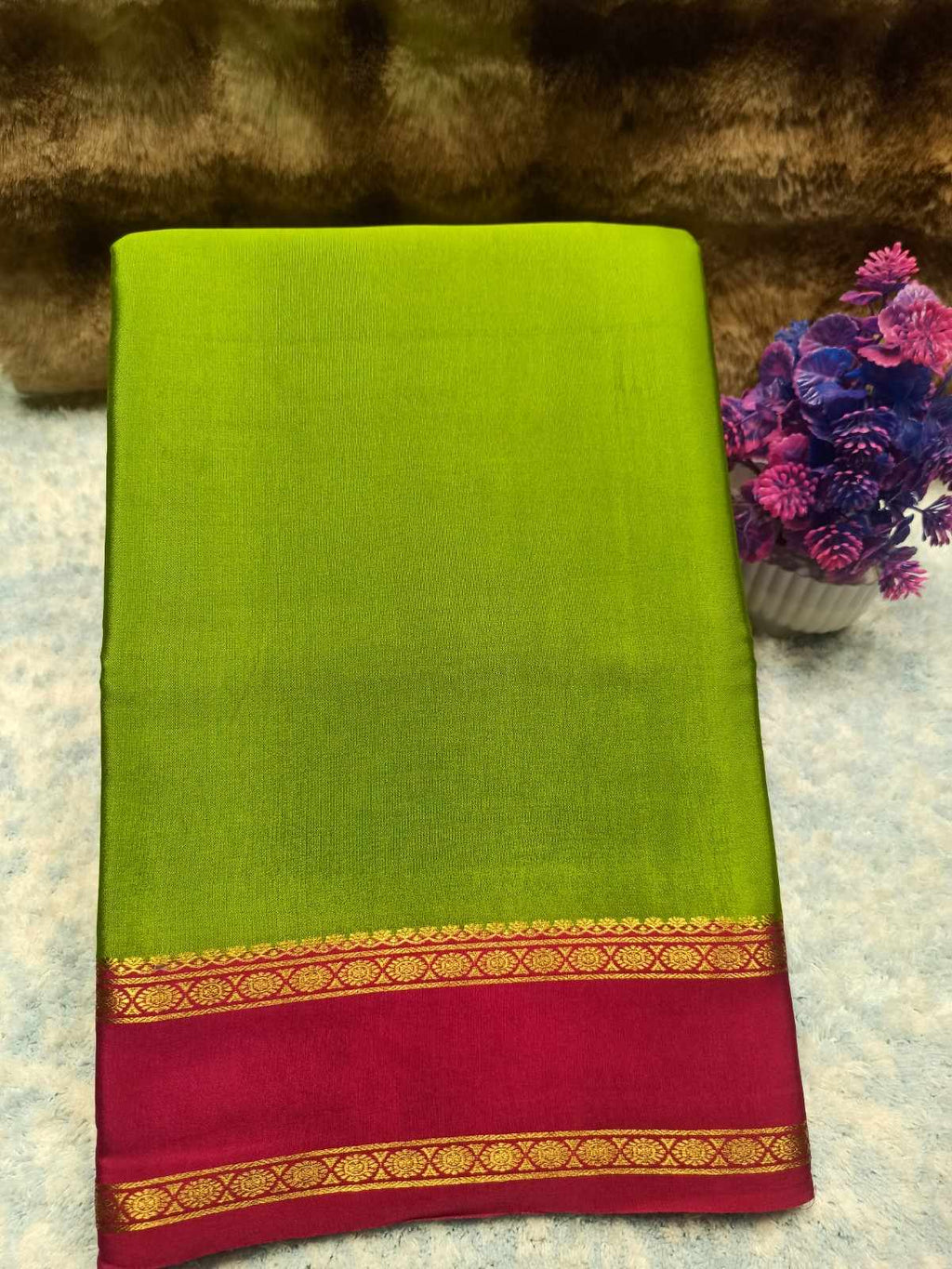 Pure Mysore Silk Saree.