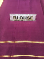 Pure Mysore Silk Saree.