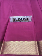 Pure Mysore Silk Saree.