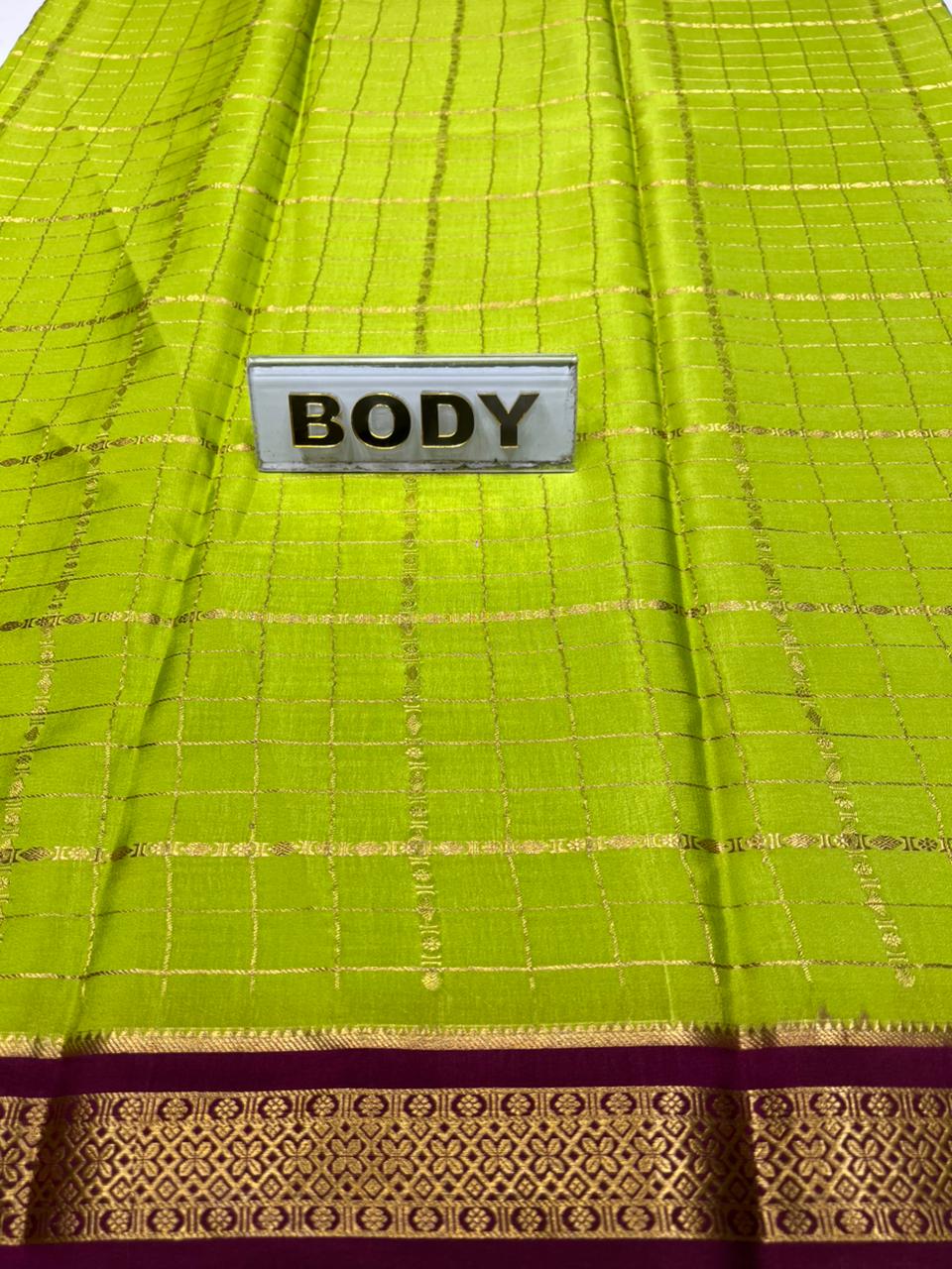 Pure Mysore Silk Saree.
