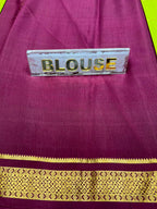 Pure Mysore Silk Saree.