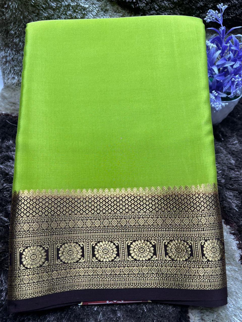 Pure Mysore Silk Saree.