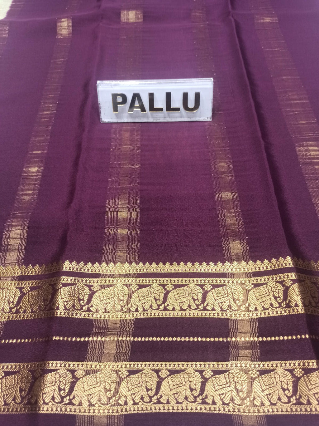 Pure Mysore Silk Saree.