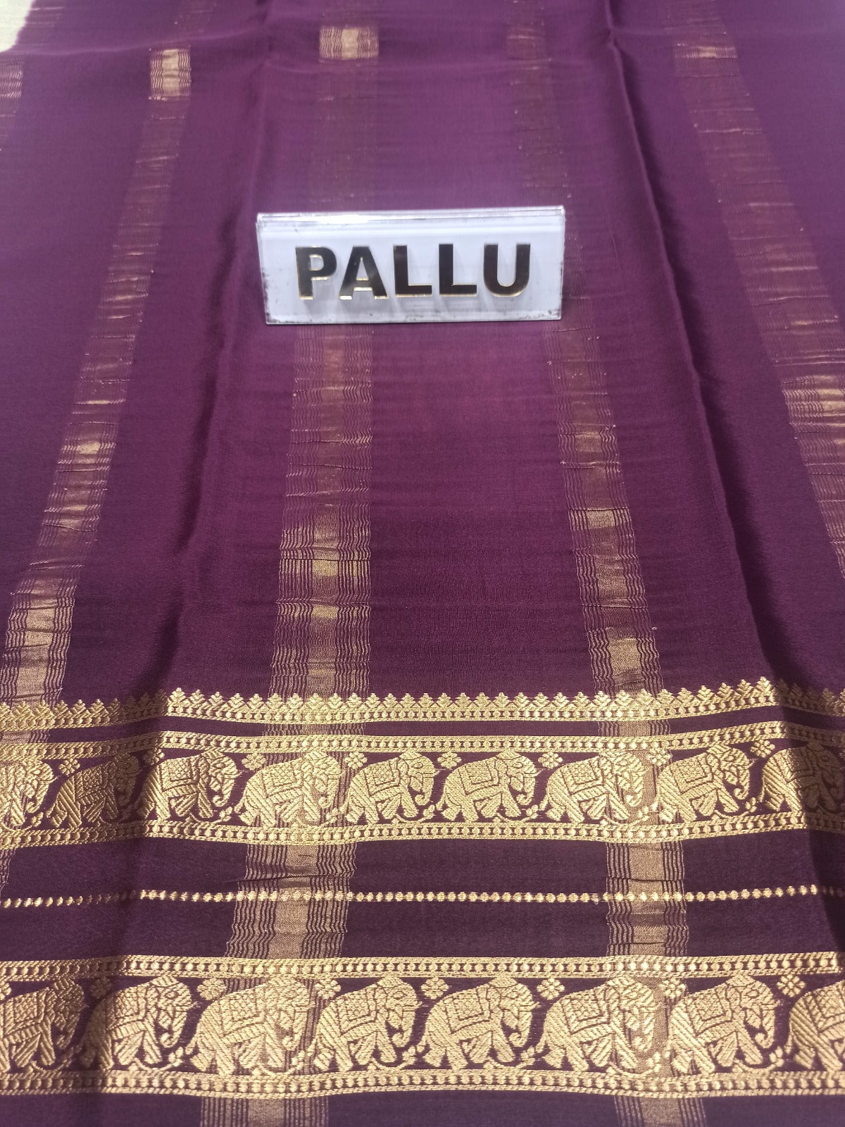 Pure Mysore Silk Saree.