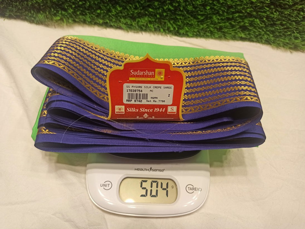 Pure Mysore Silk Saree.
