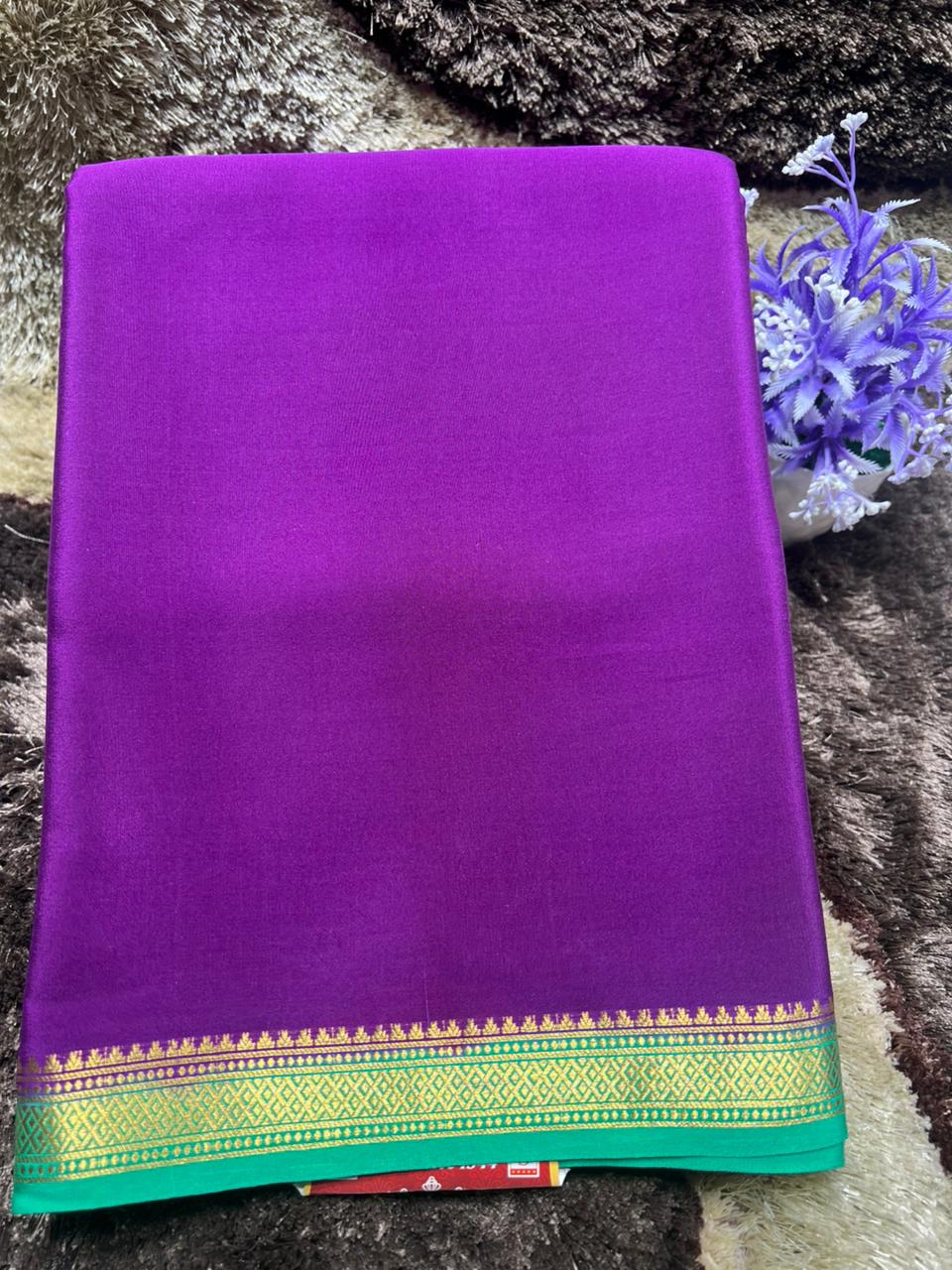 Pure Mysore Silk Saree.