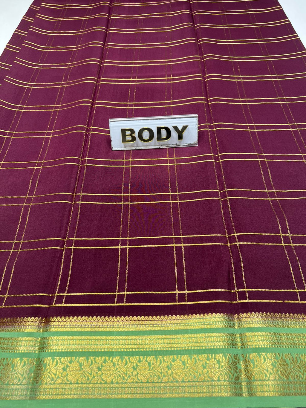 Pure Mysore Silk Saree.
