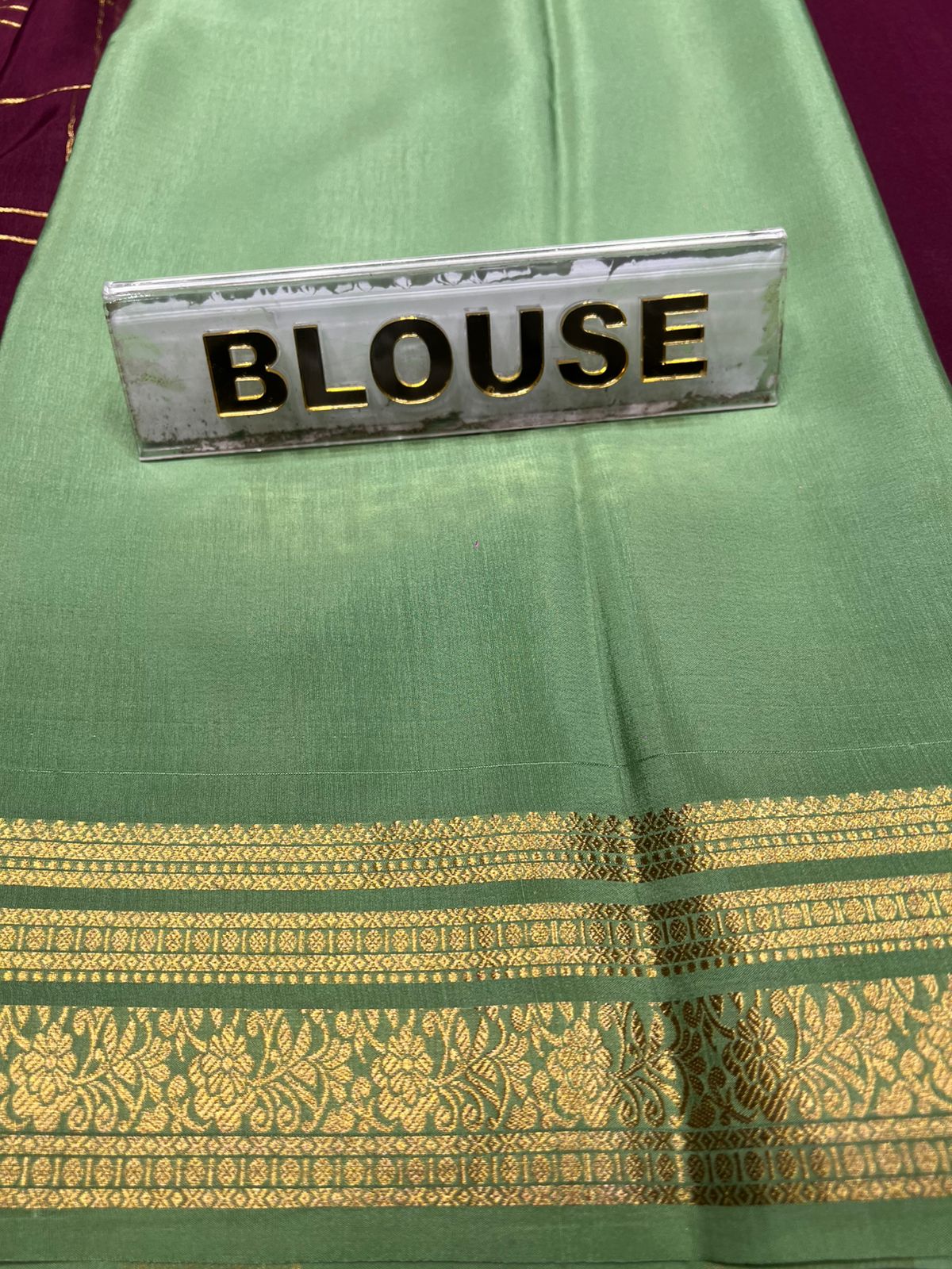 Pure Mysore Silk Saree.