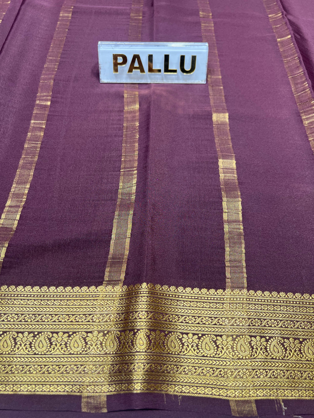 Pure Mysore Silk Saree.