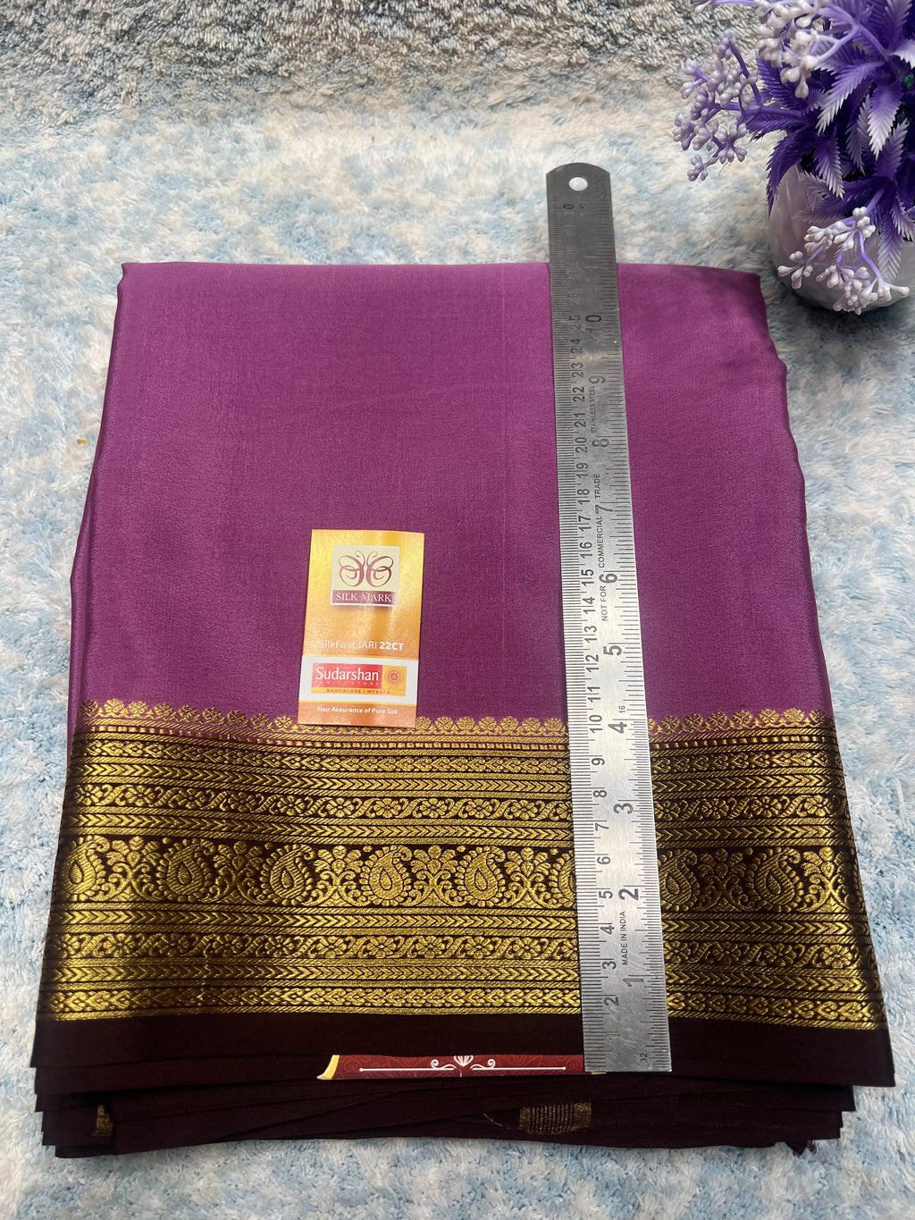 Pure Mysore Silk Saree.