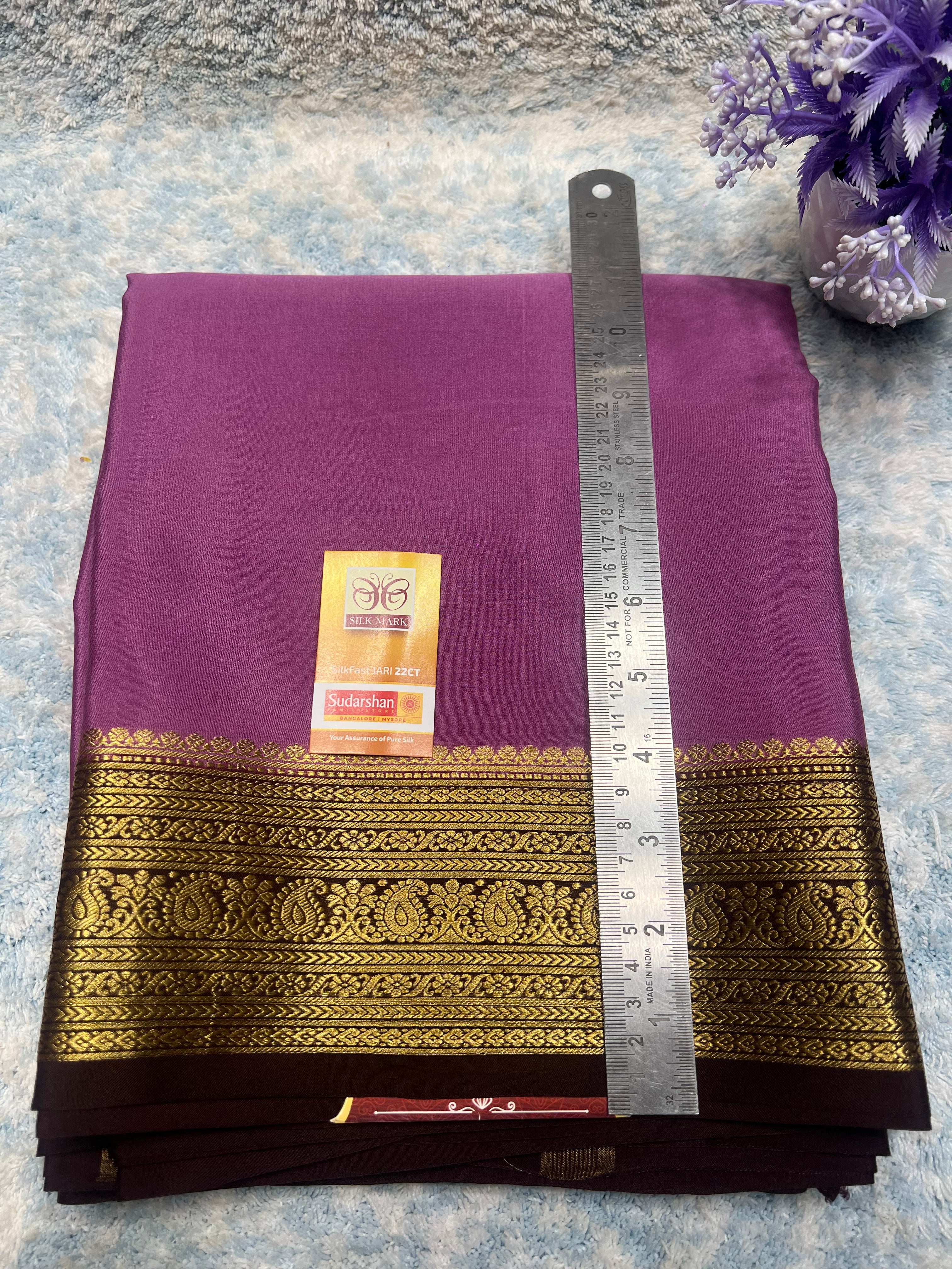 Pure Mysore Silk Saree.