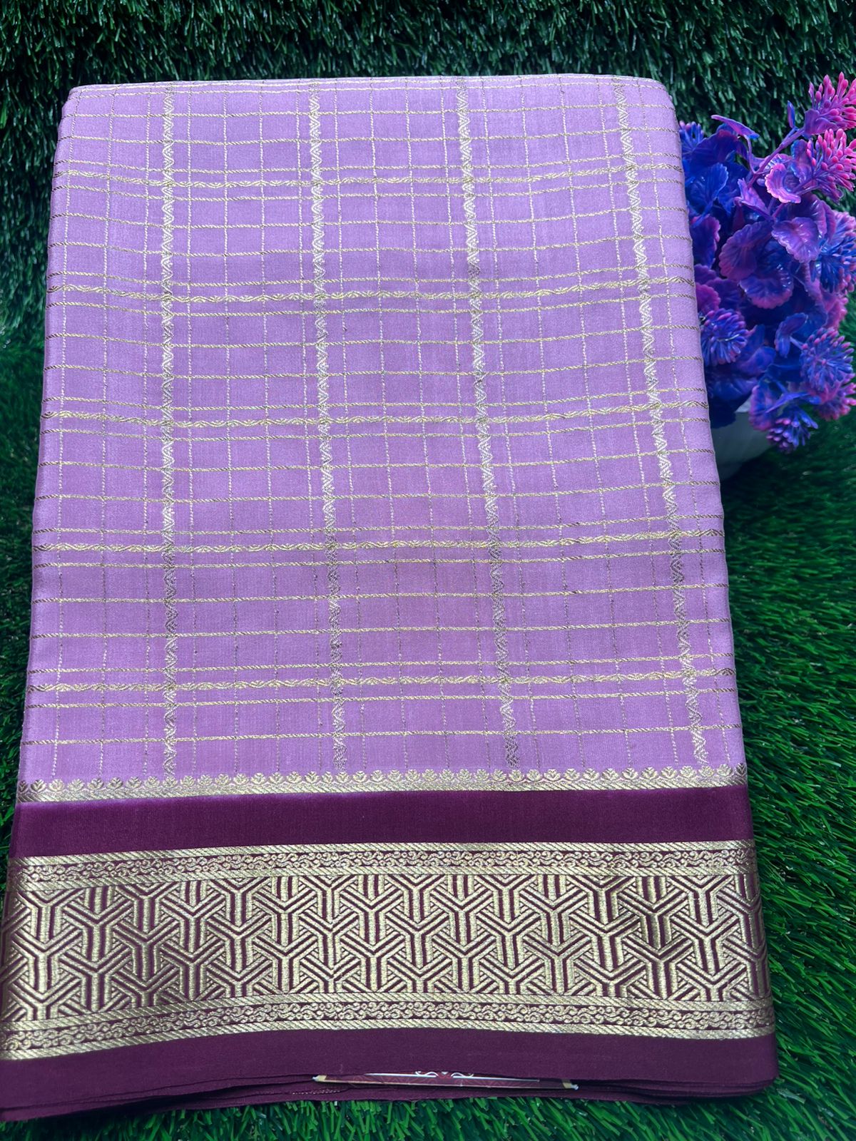 Pure Mysore Silk Saree.