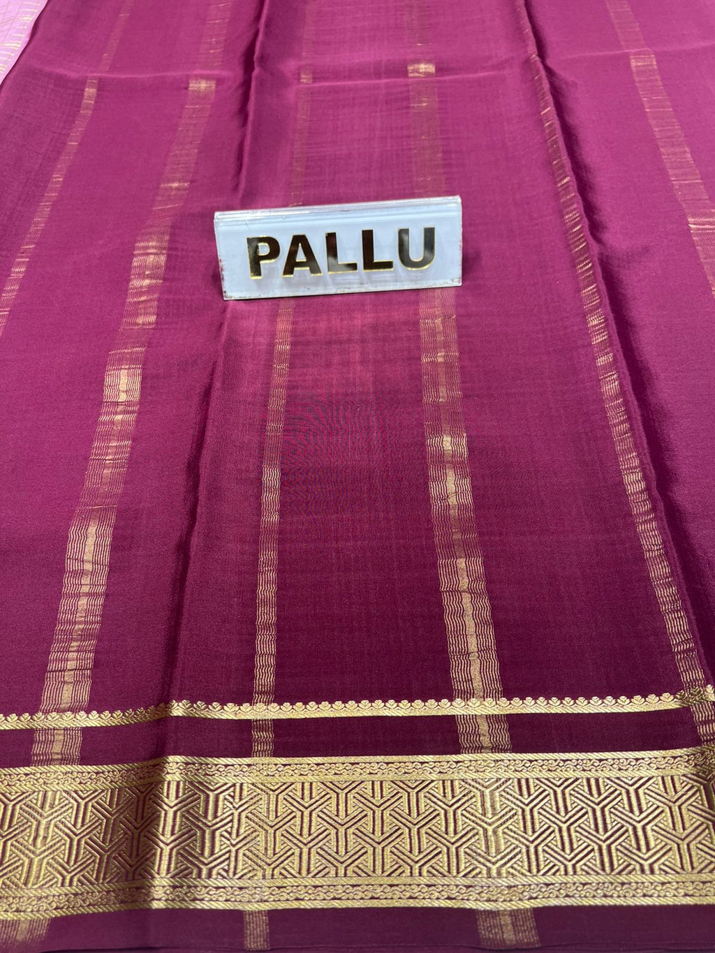 Pure Mysore Silk Saree.