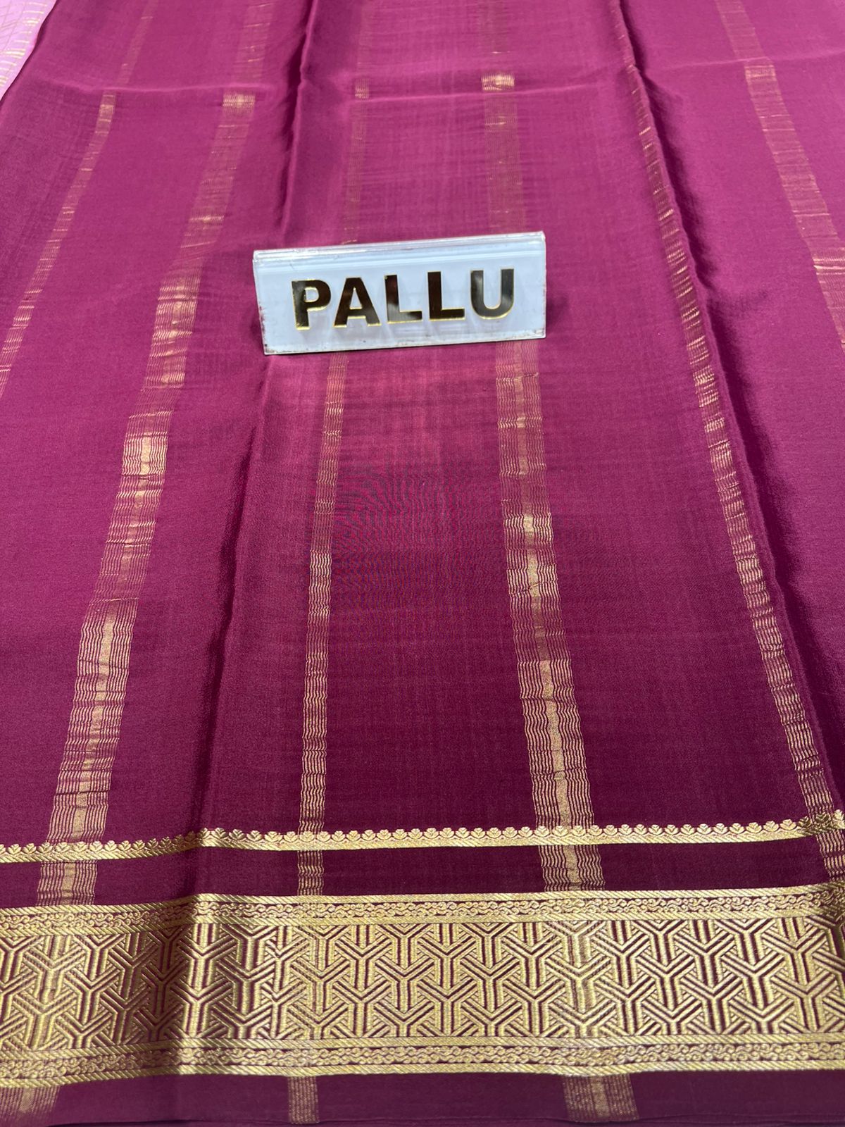 Pure Mysore Silk Saree.