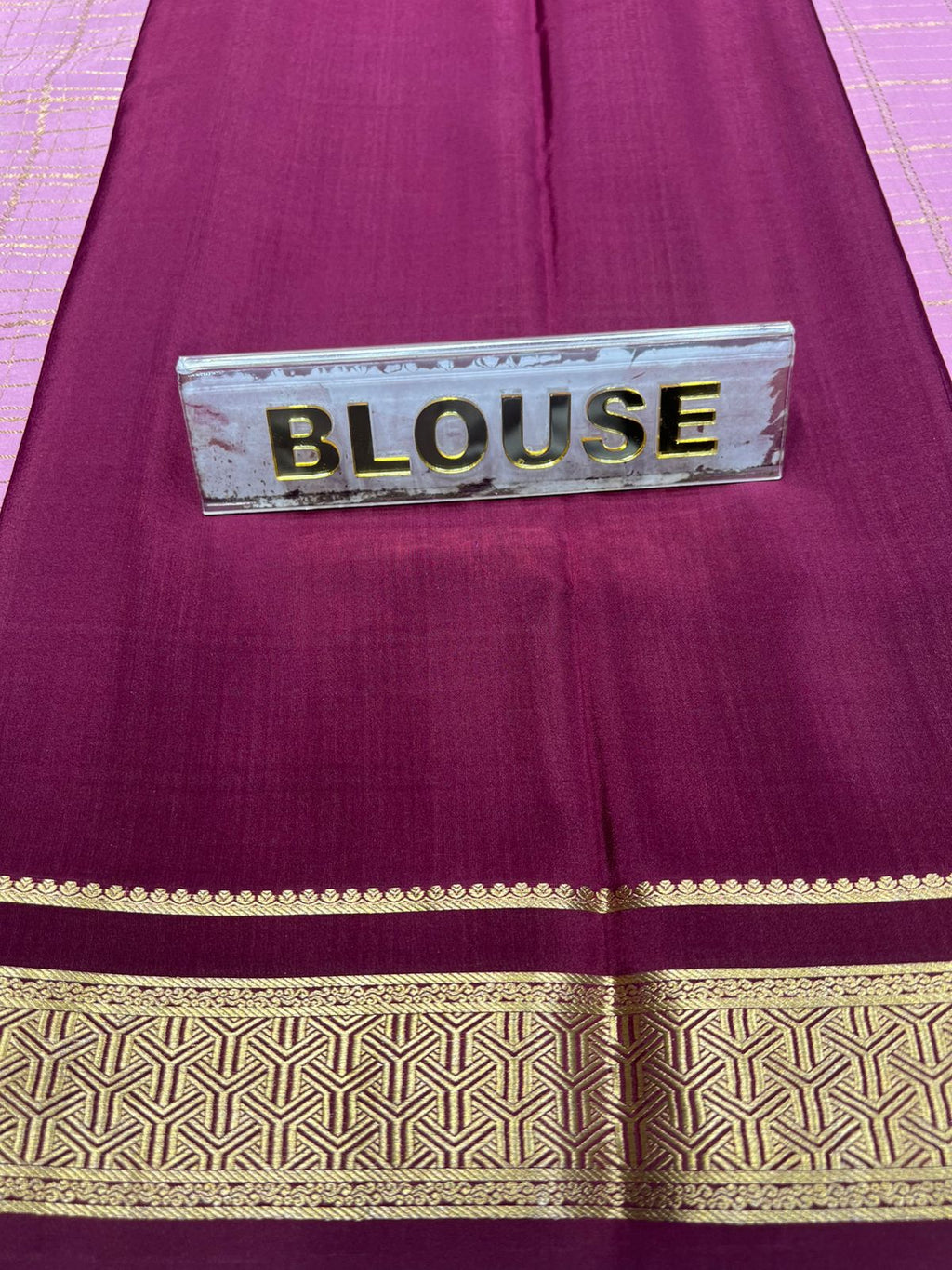 Pure Mysore Silk Saree.