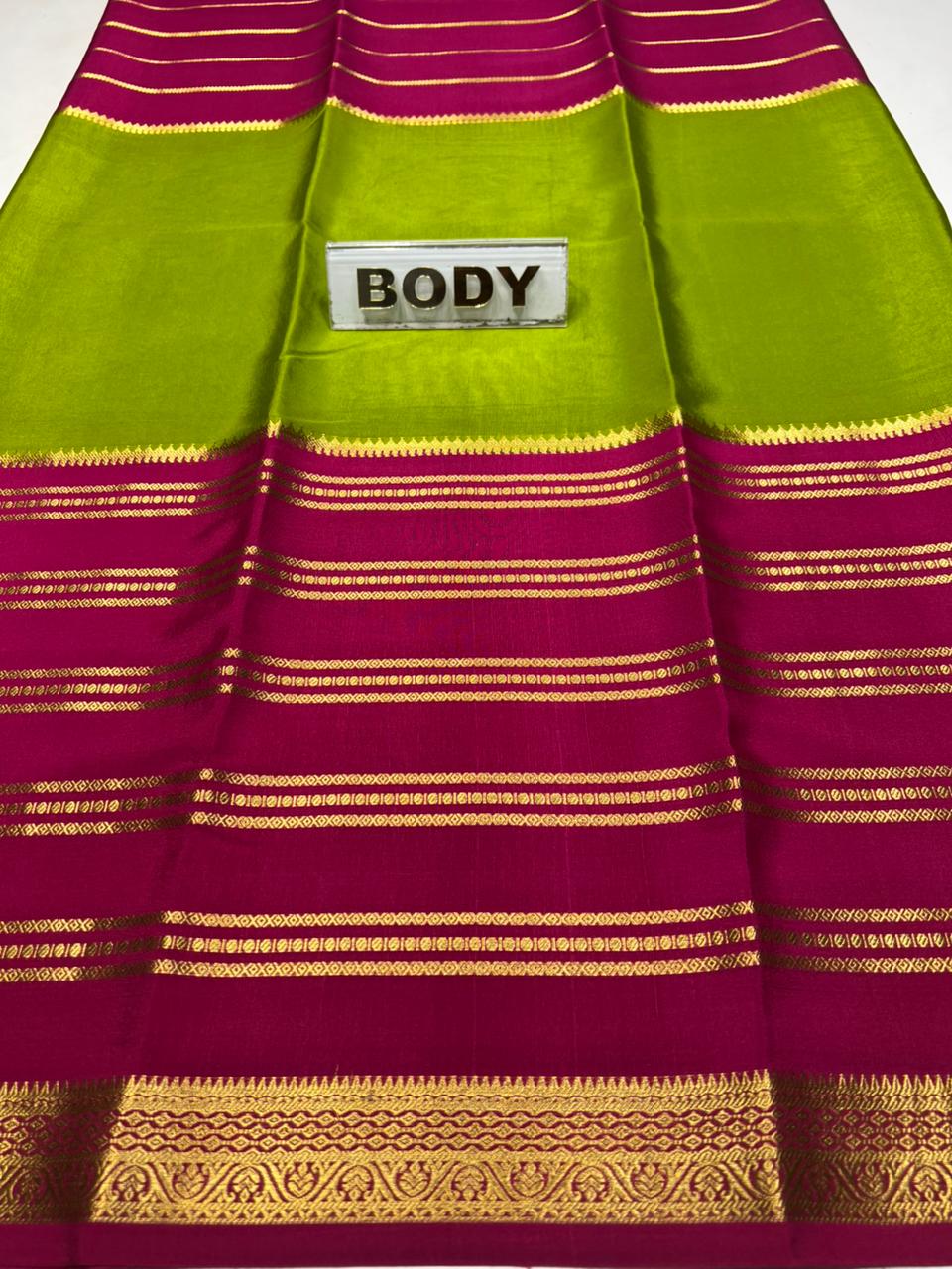 Pure Mysore Silk Saree.