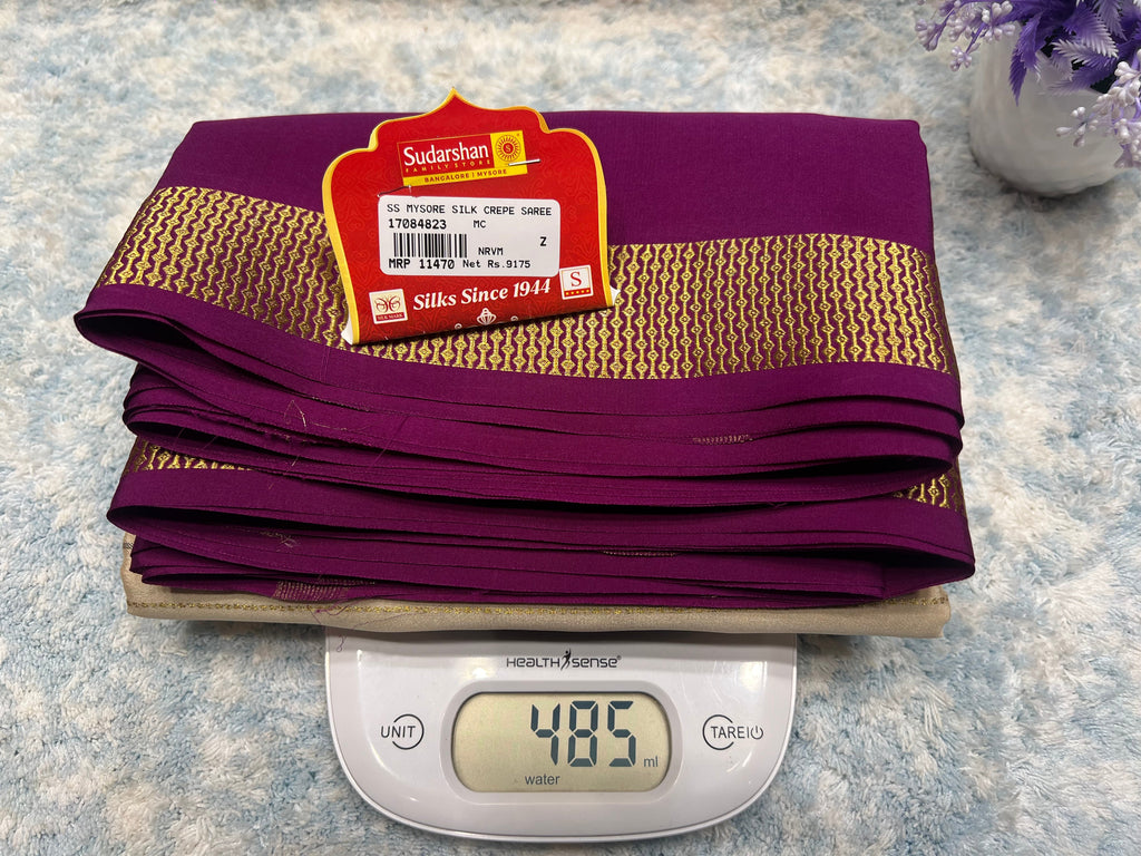 Pure Mysore Silk Saree.