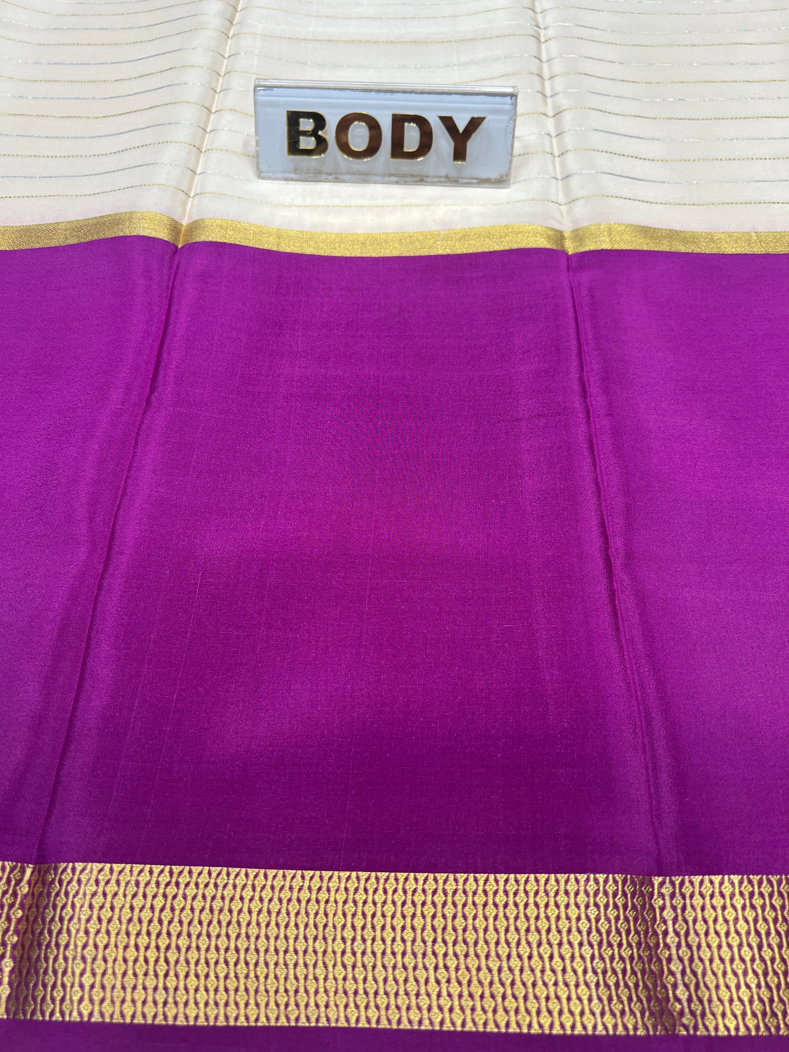 Pure Mysore Silk Saree.