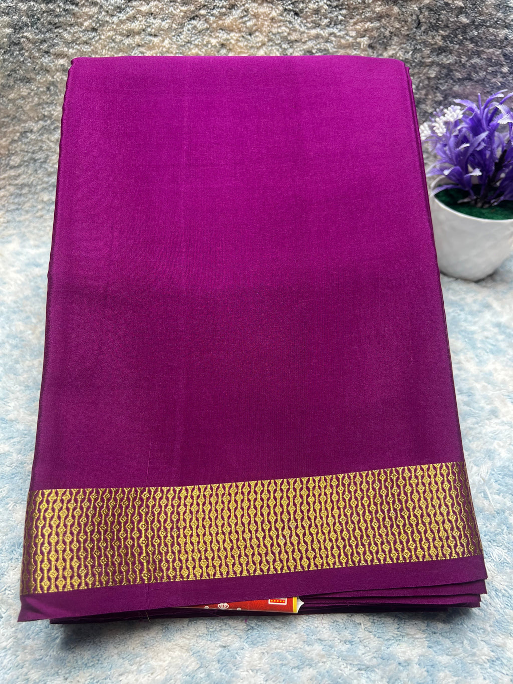 Pure Mysore Silk Saree.