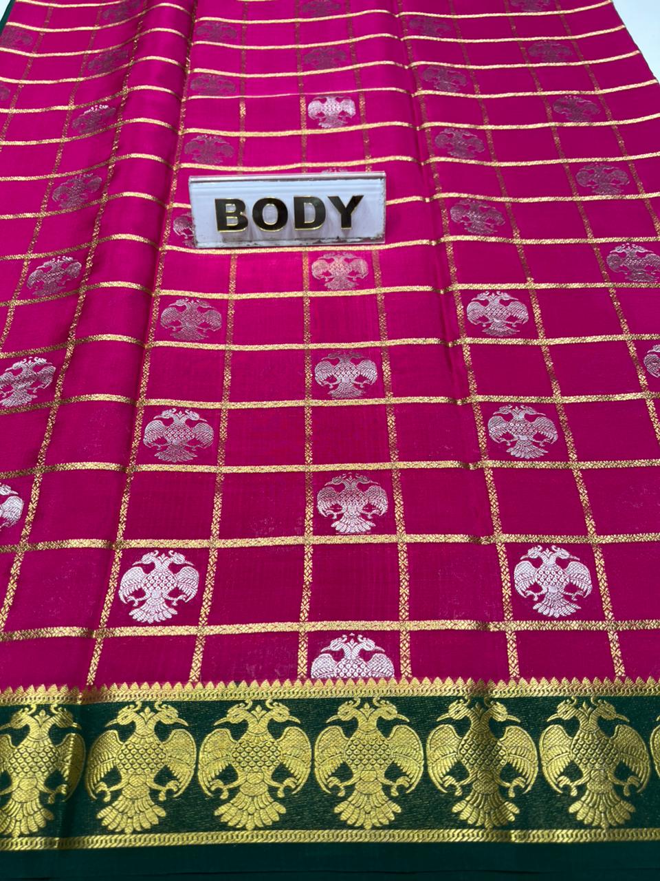 Pure Mysore Silk Saree.