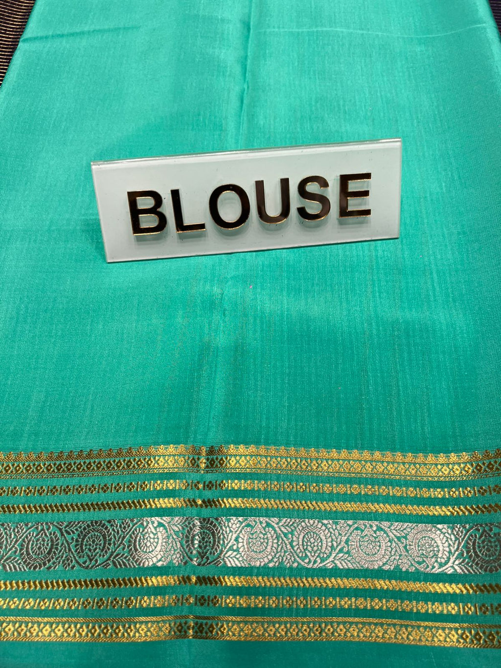 Pure Mysore Silk Saree.