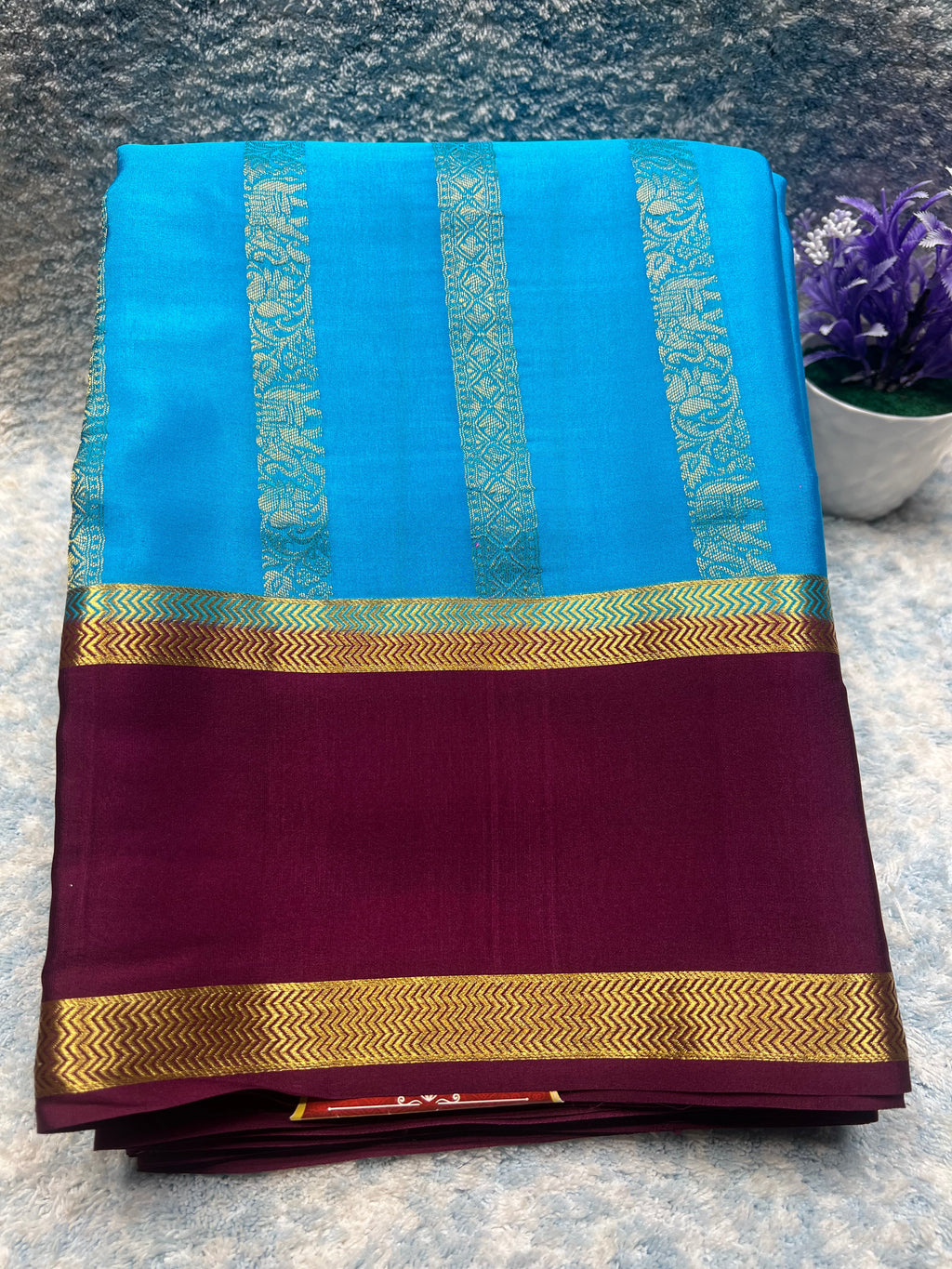 Pure Mysore Silk Saree.