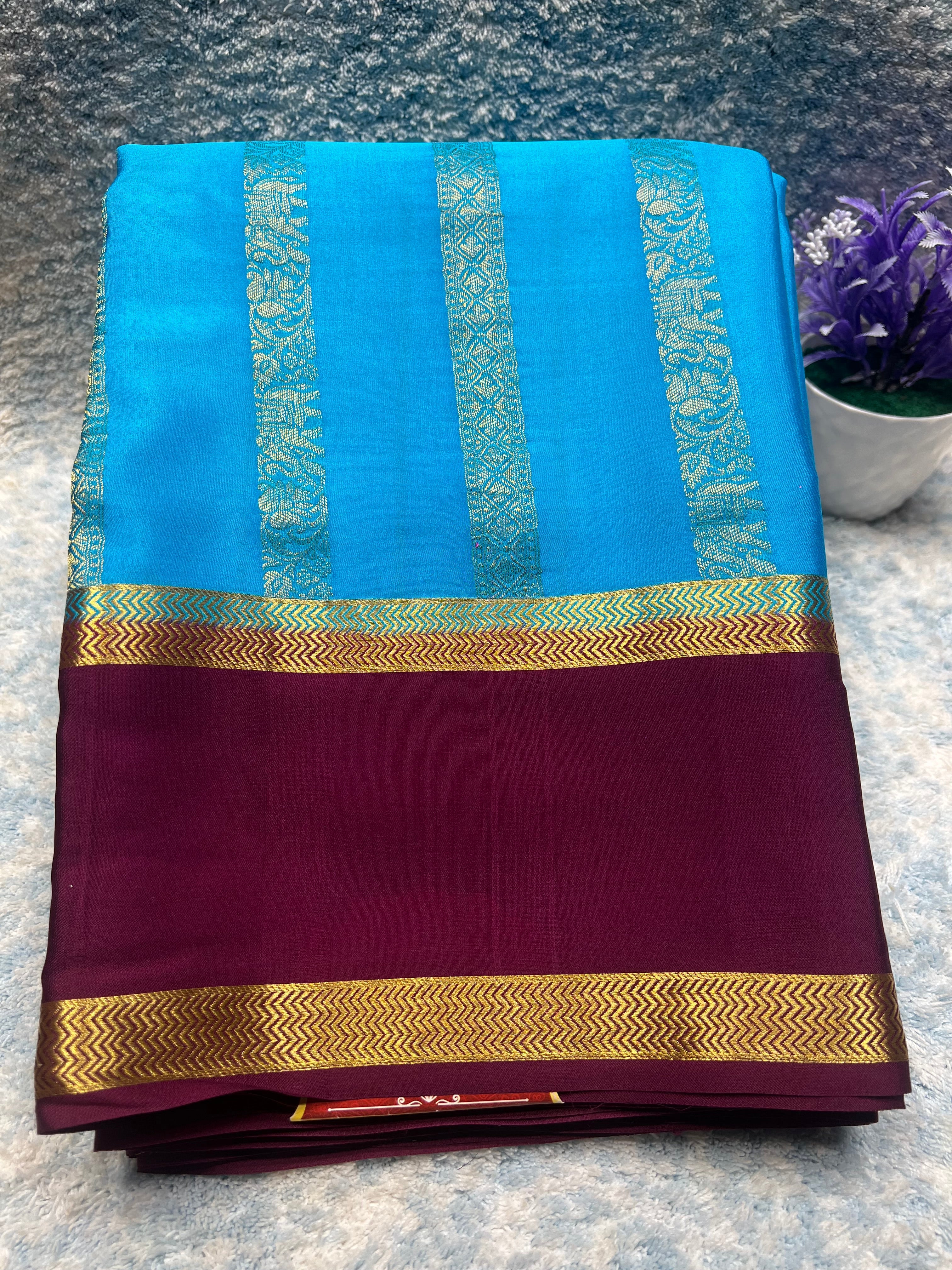 Pure Mysore Silk Saree.