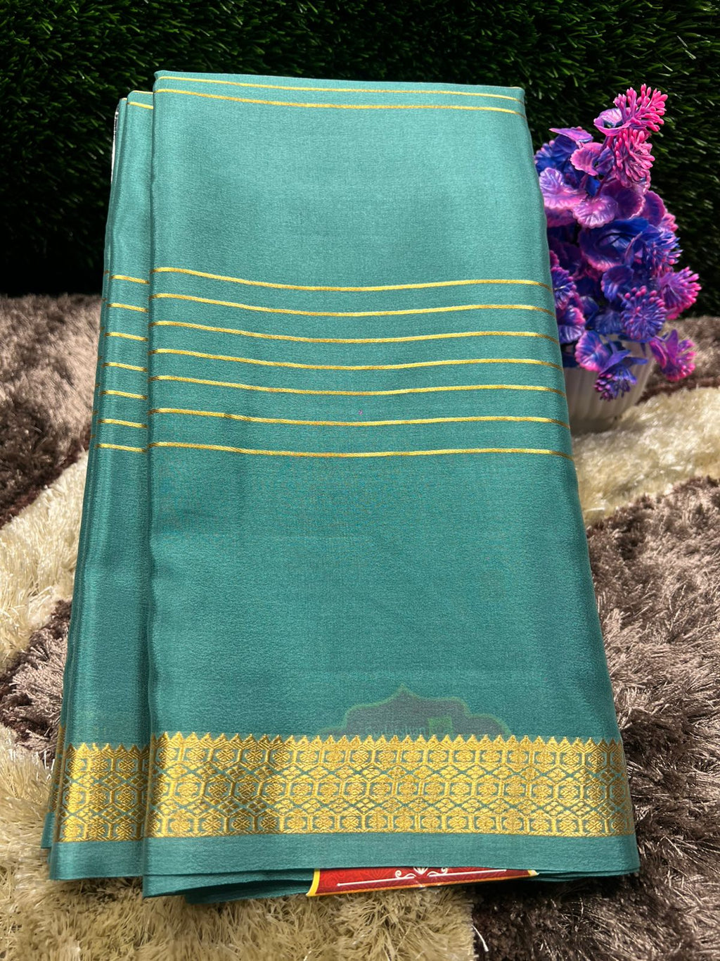 Pure Mysore Silk Saree ( 60Grams )