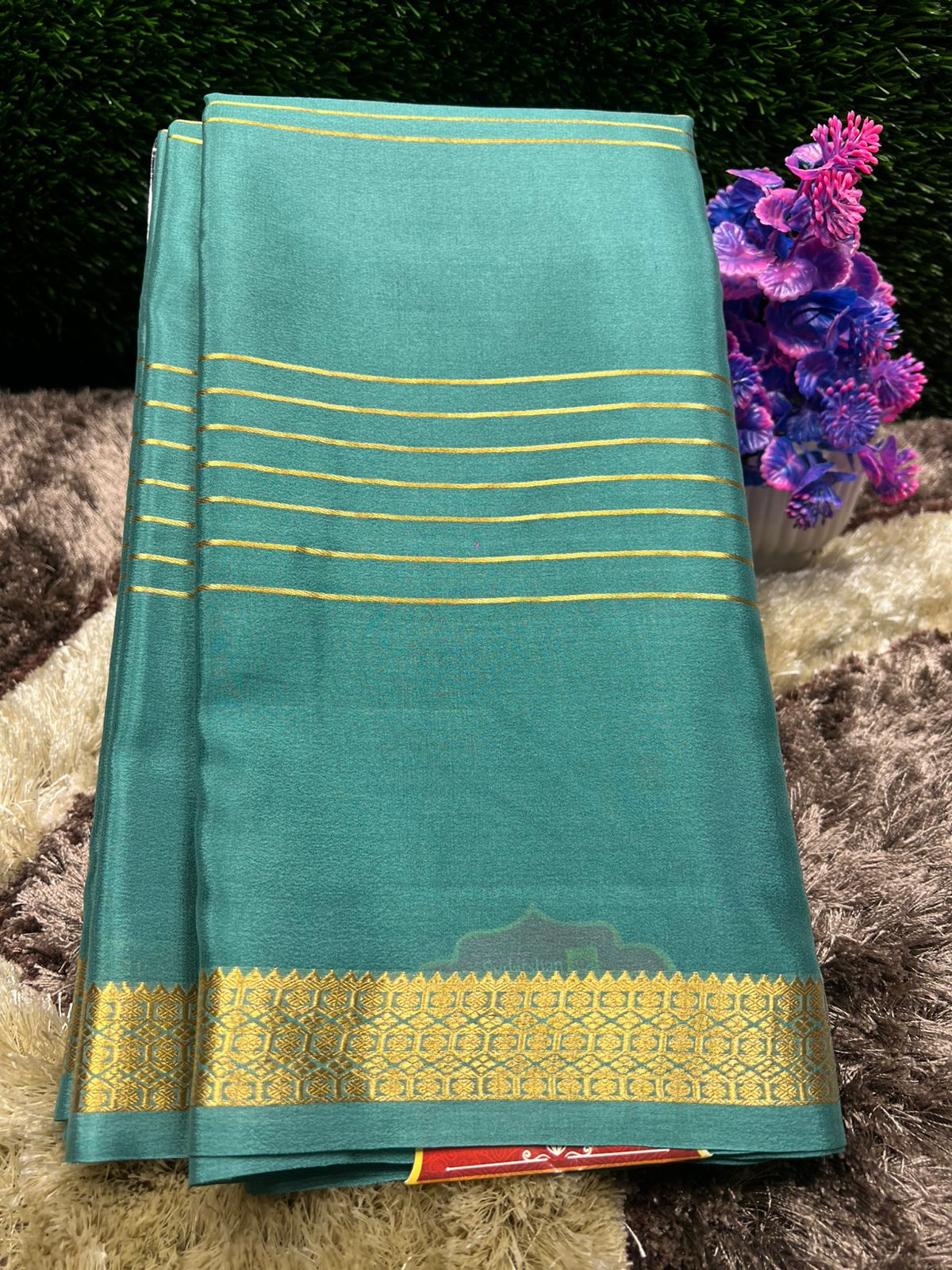 Pure Mysore Silk Saree ( 60Grams )