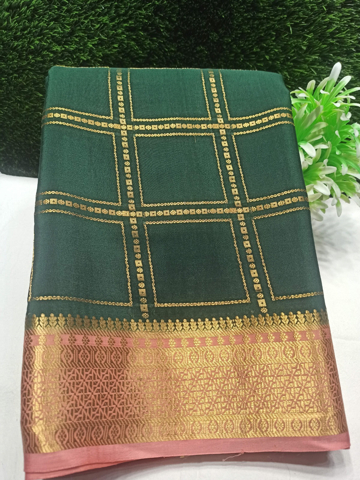 Pure Mysore Silk Saree.