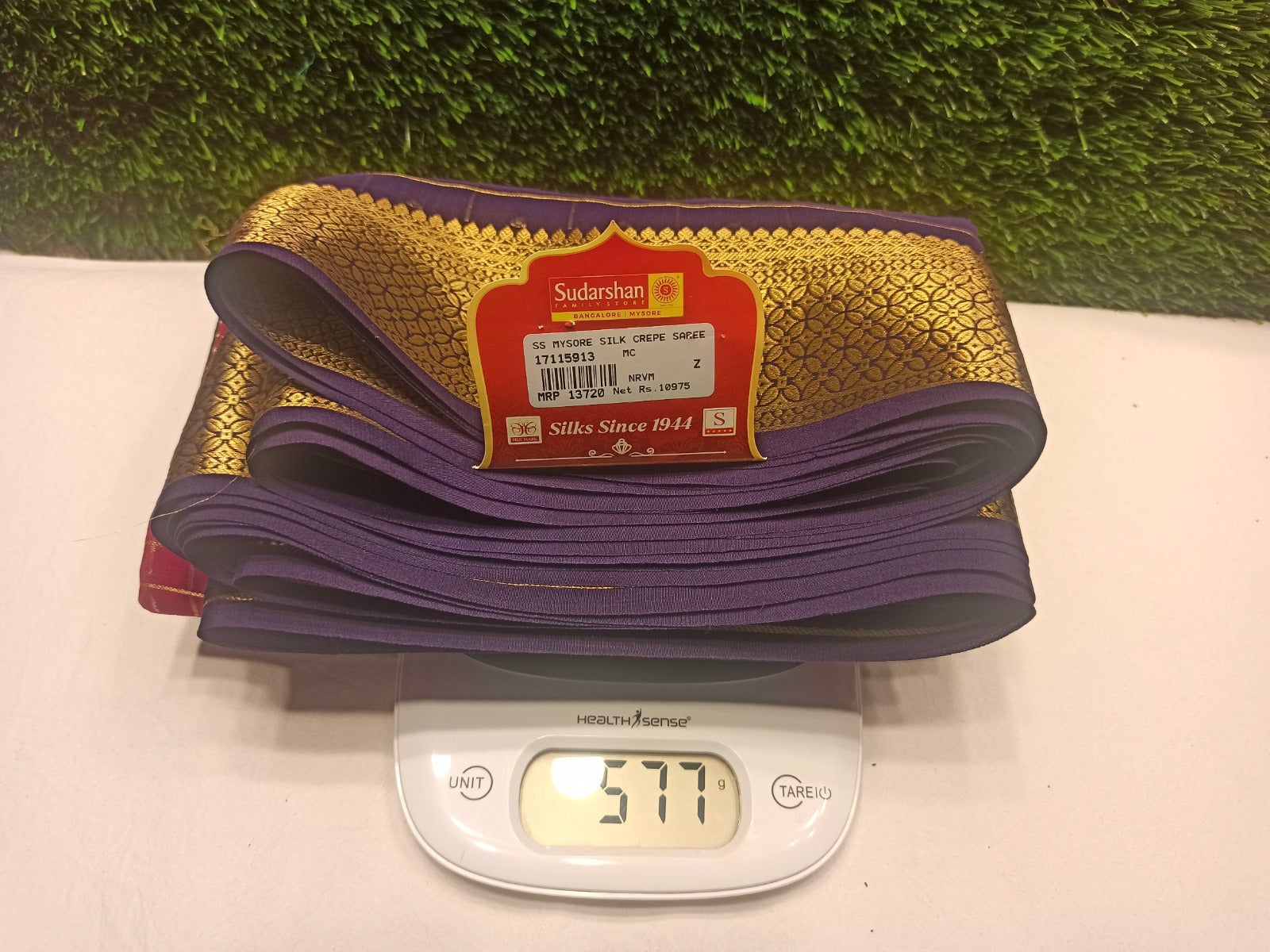 Pure Mysore Silk Saree.